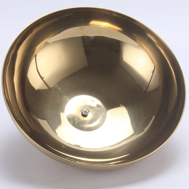 

2x Stainless Steel Steak Cover Teppanyaki Dome Dish Lid Anti Oil Splashing Food Cover(26cm/28cm)(Golden)