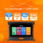 2 DIN 2 + 32 ГБ Android 11 RDS автомобильное радио для Ford Ranger Everest Raptor 2016 2017 2018 2019 Навигация стерео Мультимедийный GPS плеер