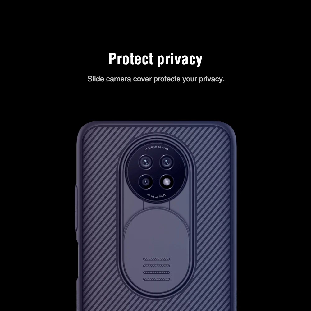 for Xiaomi POCO X3 NFC M3 Redmi Note 9T 9 Pro Max 9s K30 Ultra K40 Pro Plus Case Nillkin Slide Camera Lens Protect Privacy Cover