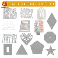 frames square card curves border metal cutting dies for diy scrapbook cutting die paper cards embossed decorative craft die cut
