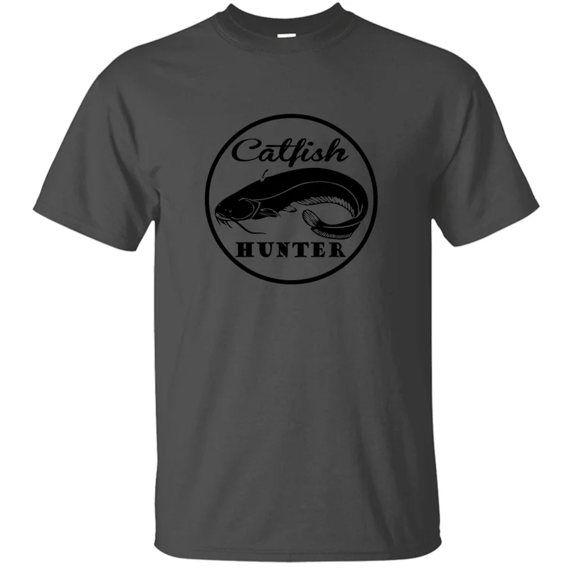 Забавная Мужская футболка охотника на сома с круглым вырезом S-5xl хипстерский Топ