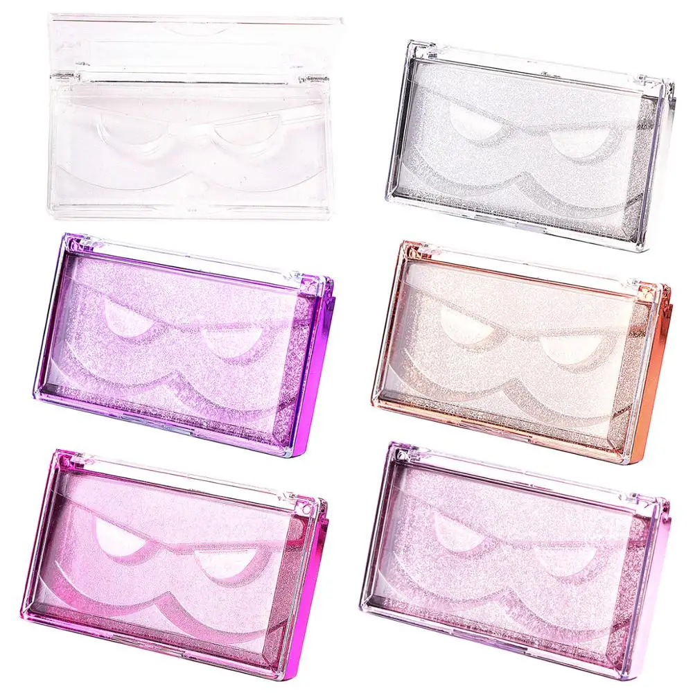 Чехол с блестками для ресниц большой размер профессиональный чехол норковых