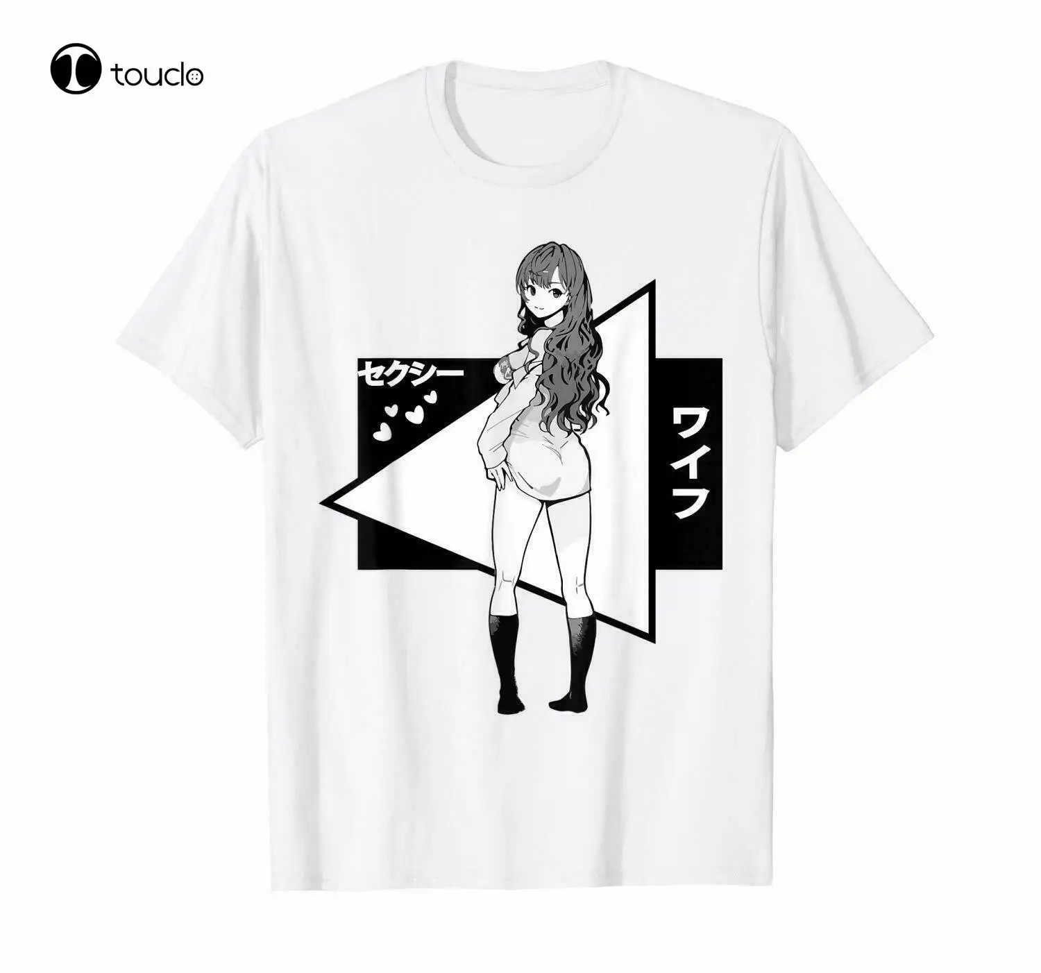 

Lewd вести Ahegaooo Hentai для аниме футболка "Влюбленные" хлопок тренд 2021 Футболка модная смешная Новинка