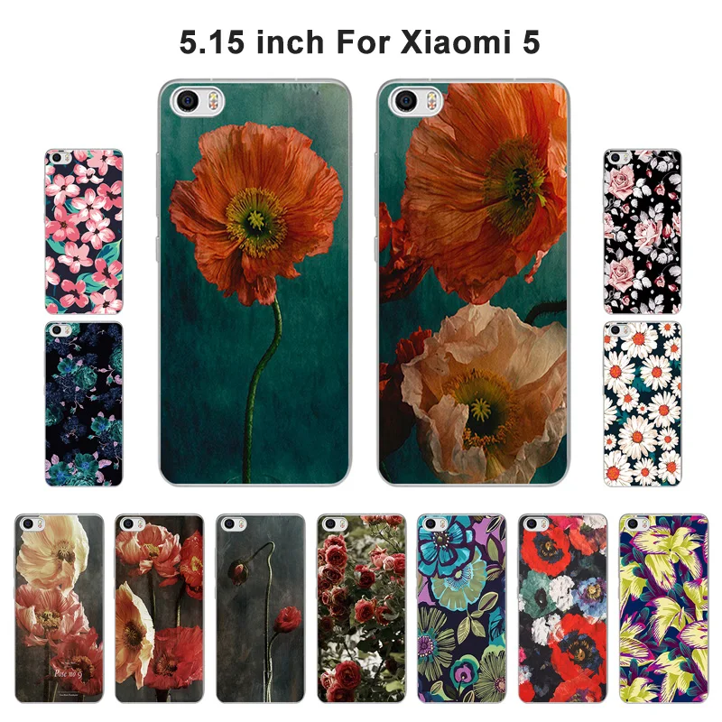 Мягкий силиконовый чехол для Xiaomi 5 Xiao Mi MI5 M5 красивый телефона с рисунком Xiaomi5 mi mi5 m5