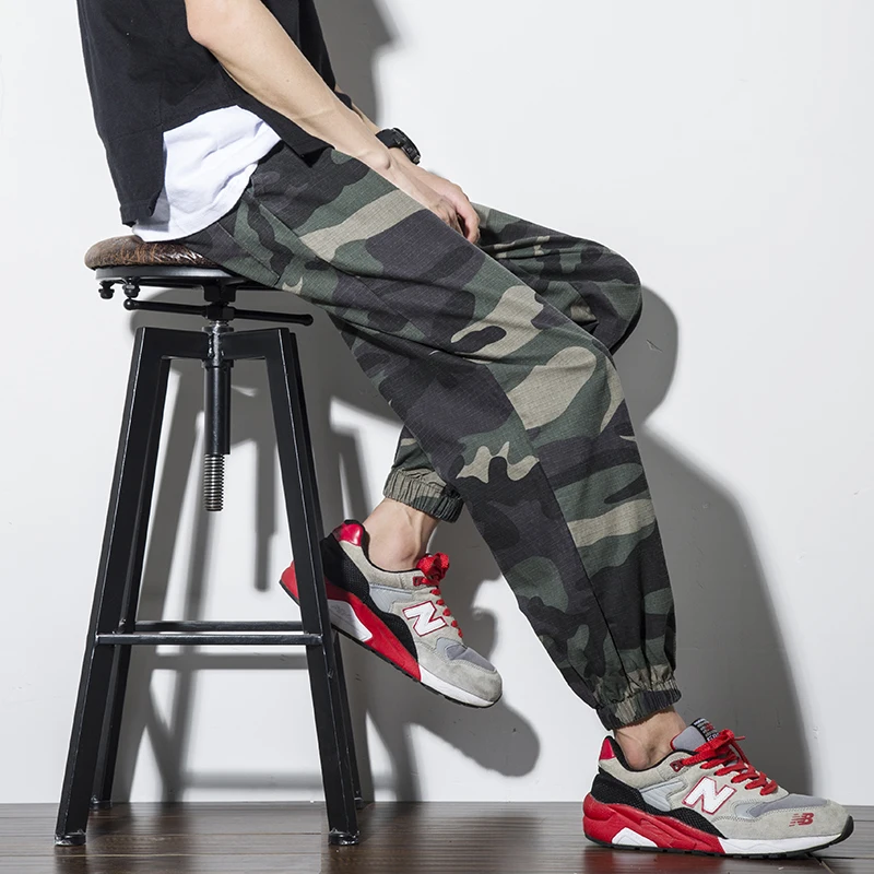 Новинка мужские камуфляжные спортивные штаны для фитнеса бегунов 2019 осенние