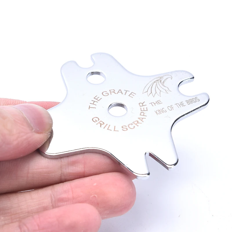 

1 Pc Portable Metal BBQ Grills Grate Cleaner Cleaning BBQ Scraper Scrubber Tool Grill Cleaning BBQ Cleaning Grill Scraper Home