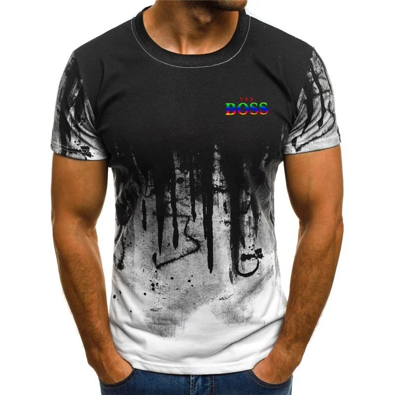 

New Men's T-shirt Summer Men's Short Sleeve T-shirt Men Tees O Neck Top
