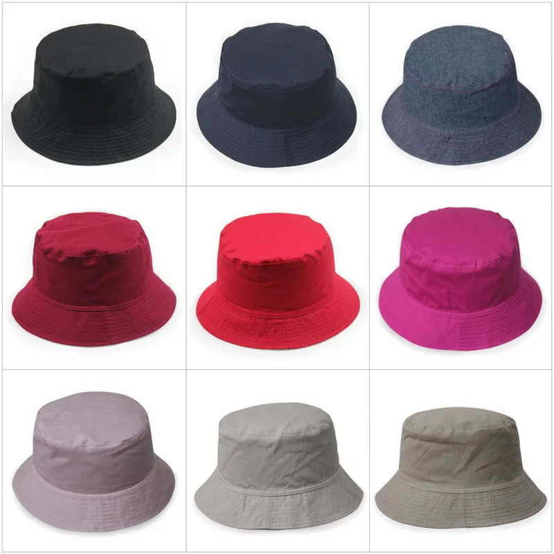

Bucket Hat male spring summer versatile large size fisherman hat double-sided summer outdoor sun protection basin fishing hat