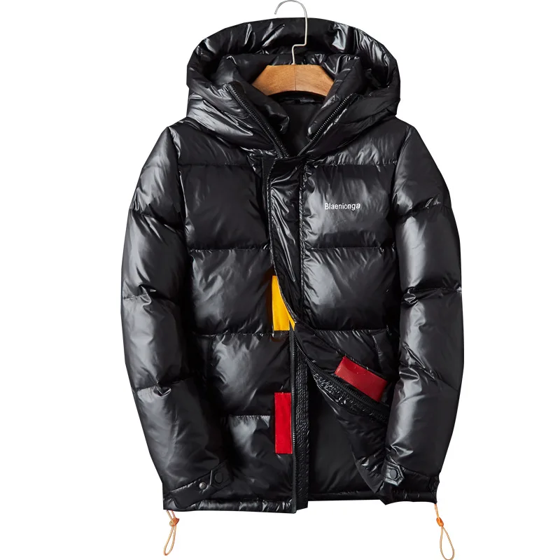 Мужской пуховик на 80% белом утином пуху новинка сезона зима 2019 мужской