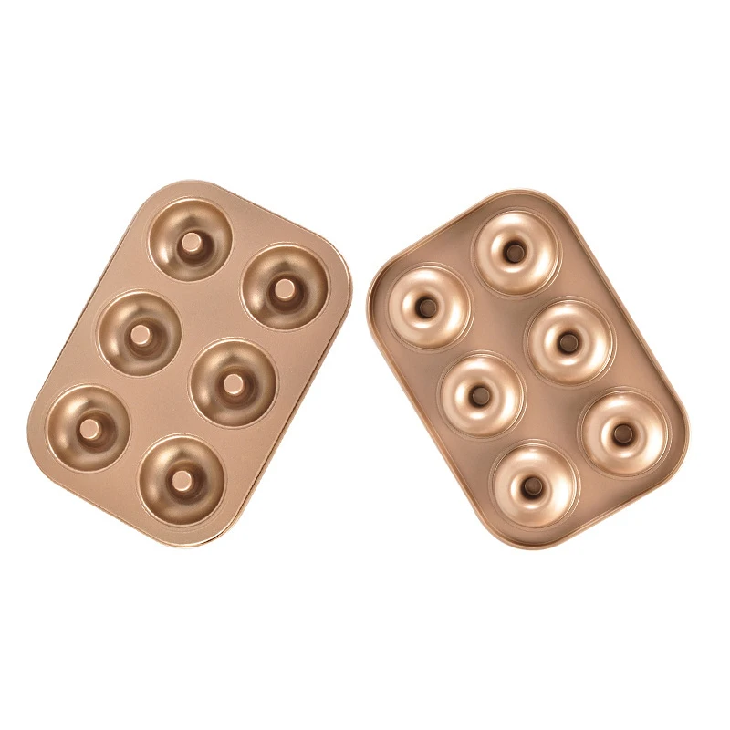 Антипригарные сковороды для выпечки 6 сеток из углеродистой стали форма пончиков