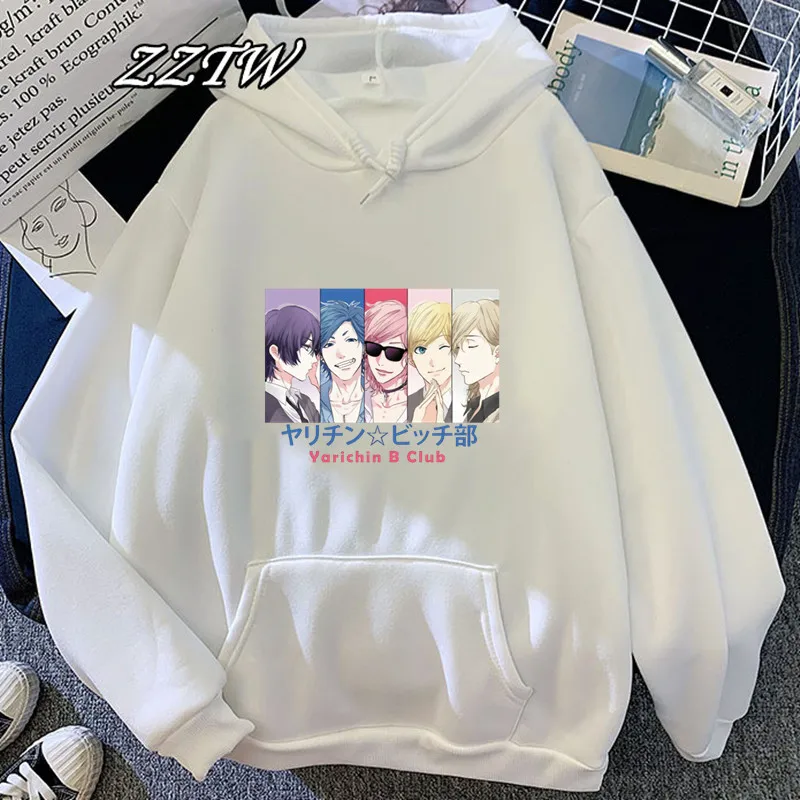 

Harajuku Hoodie Yarichin Bitch Club Women Funny Hoodie Cute Anime Streetwear Hoodie Graphic Hoodie Female Cartoon Kawaii Hoodie