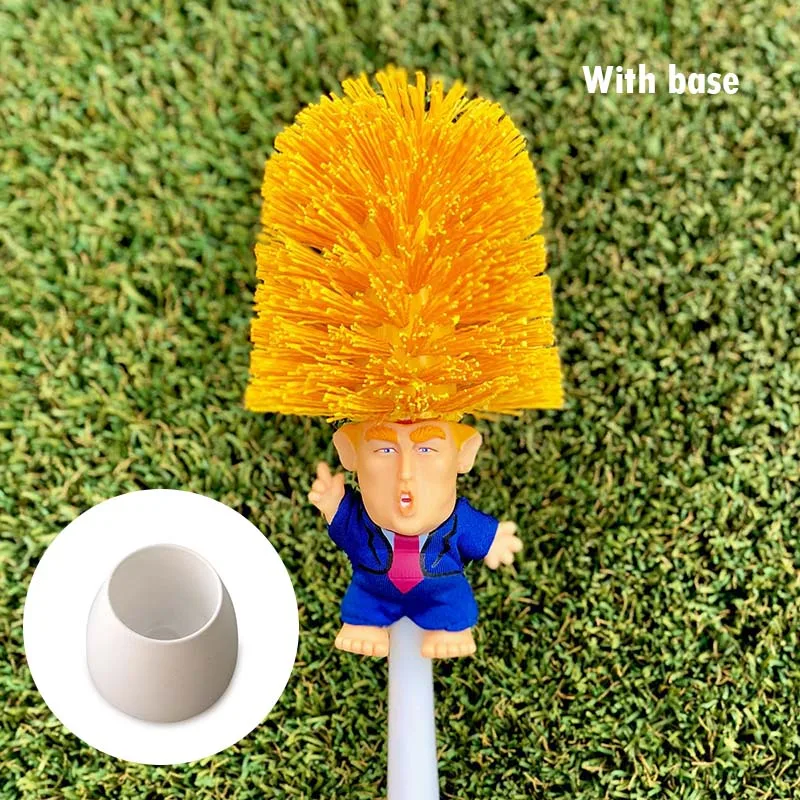 style a with base 1 шт. Дональд Трамп унитаз щетка Забавный кляп подарок унитаз отличный снова TP899 - Цвет: style a with base