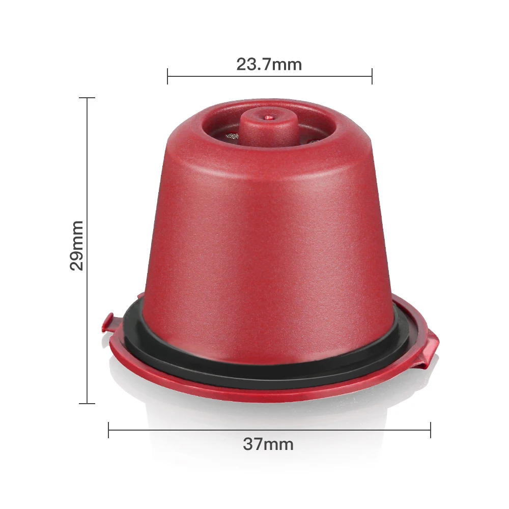 

For Nespresso Stainless Steel Refillable Coffee Capsule Tamper Reusable Coffee Pod Coffeeware