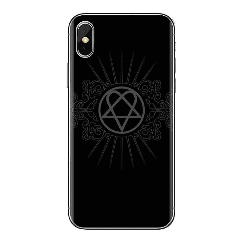 Мягкий чехол для samsung Galaxy S3 S4 S5 Mini S6 S7 Edge S8 S9 S10 Plus Note 3 4 5 8 9 с логотипом Heartagram |