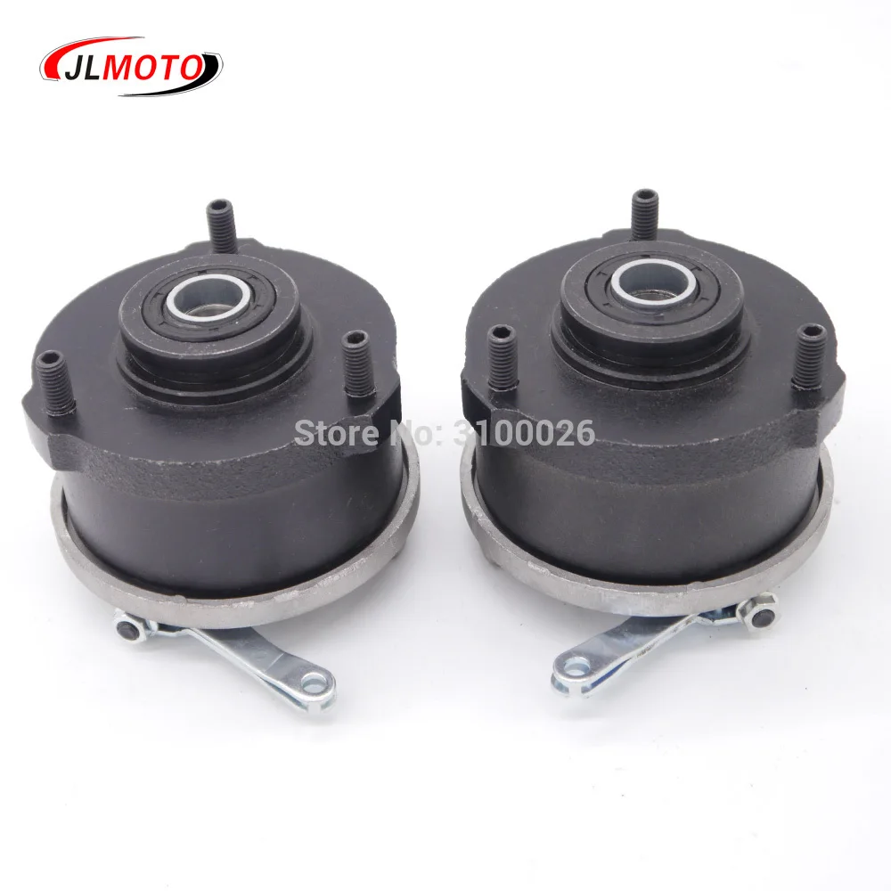 1 пара/2 шт левый/правый Тормозной барабан ступицы колеса Jinling Fuxin 49CC, 50CC, 90CC, 110CC 125CC дети ATV UTV Quad Bike Go Kart запчасти