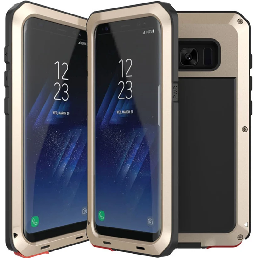 Сверхпрочный Защитный металлический алюминиевый чехол для телефона samsung Galaxy S9 S8 Plus S4 S5 S6 S7 edge Note 8 5 4 противоударный чехол