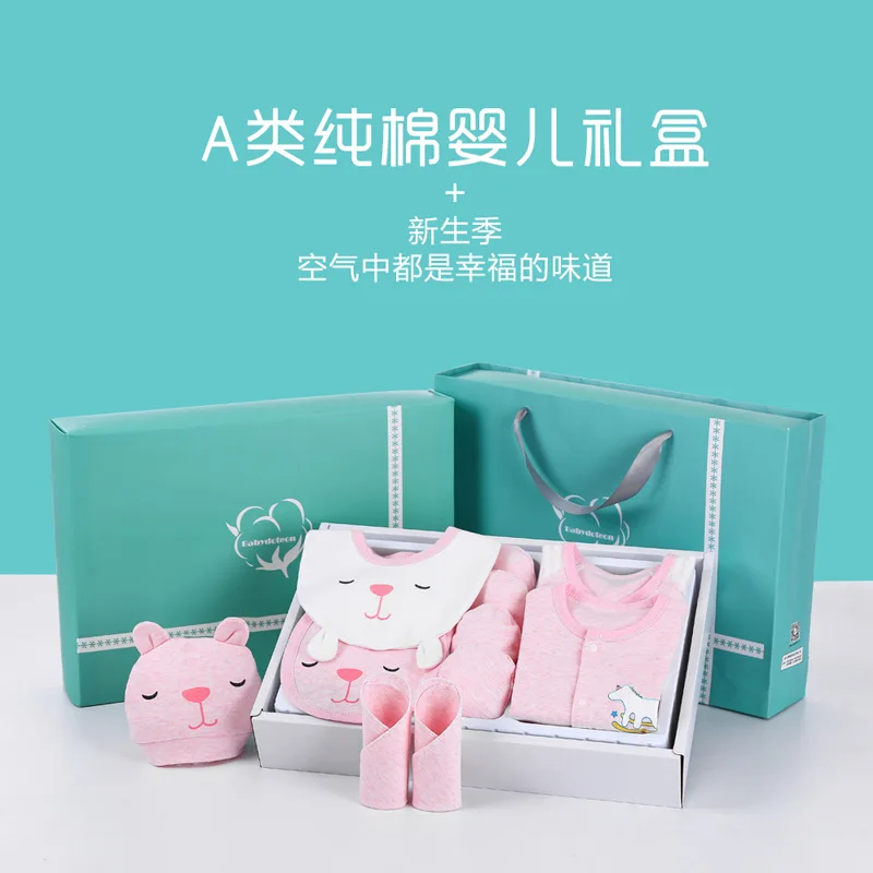 

Newborn Baby Clothing Gift Set Underwear Suits 100% Thick Warm Infant ClothingSet 2020 New Arrival Fashion Style