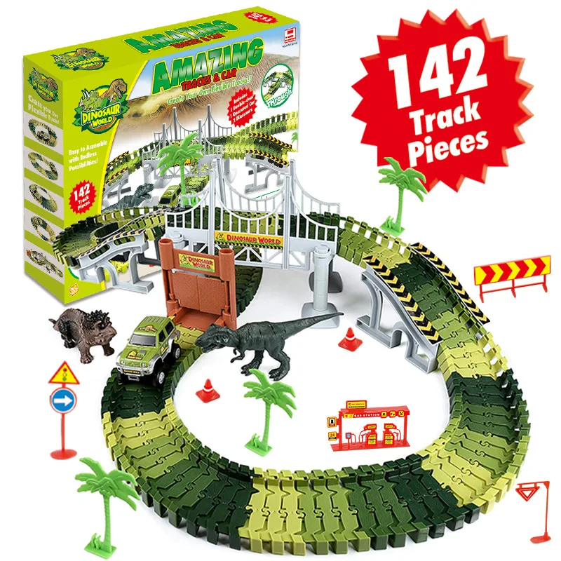 Моторная орбита горки Сто изменение орбиты автомобиль дети Сборка игрушки Diy