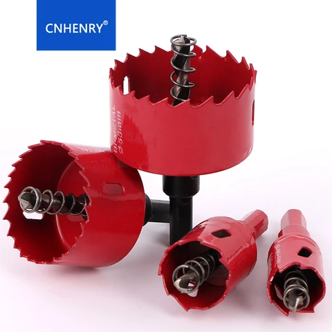 Scies de trou 1PC 20mm-200 mm M42 Bi-Metal Bit Bit Cutter Carpentry Tools Couppe Metal Plastic Fer Hand Tools