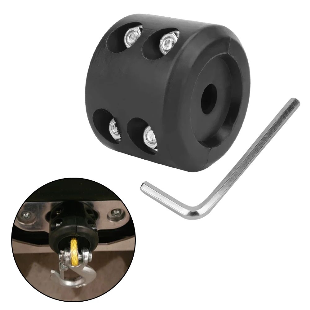 

For Can-am X3 for Honda Durable Cable Hook Stopper Line Saver For ATV UTV Winches for Polaris RZR Universal Rubber Winch