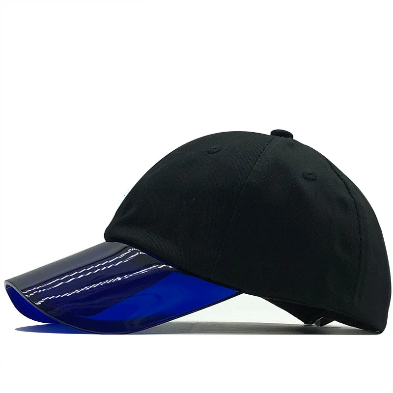 Бейсболка женская с прозрачными полями хлопок повседневная летняя для бейсболка