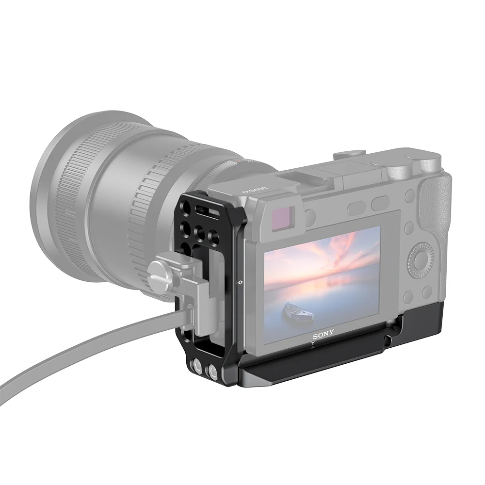 SmallRig l-кронштейн пластина с деревянной ручкой для FUJIFILM GFX 50R Arca-Swiss стандартная Монтажная пластина L-2339