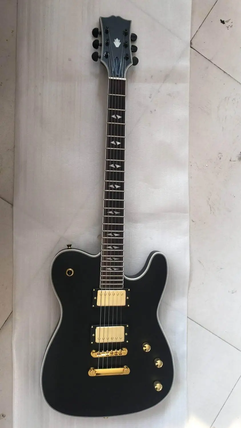 Оптовая продажа гитара под заказ электрическая 24F в черном цвете 171123|Гитары| |