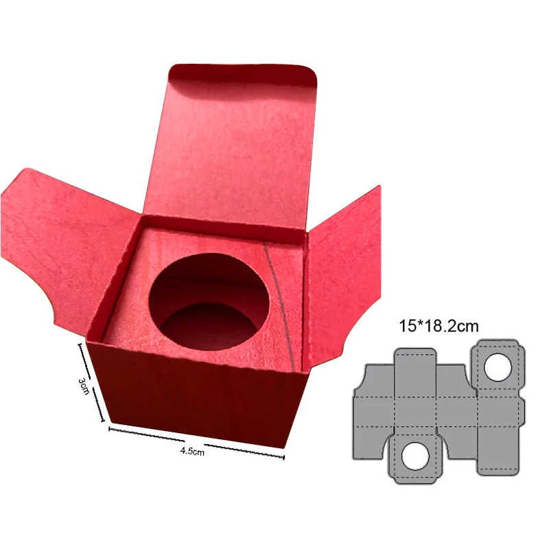 

metal cutting dies cut die mold decoration 3D Gift Box Bag Scrapbooking dies paper craft knife mould blade punch stencils dies