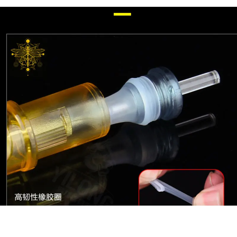 

10pcs Disposable Semi-Permanent Makeup Tattoo Cartridge 316 Steel Needle RL/RM/M1/RS Tattoo Gun Supplies 3RL/5RL/7RL/9RL/11RL