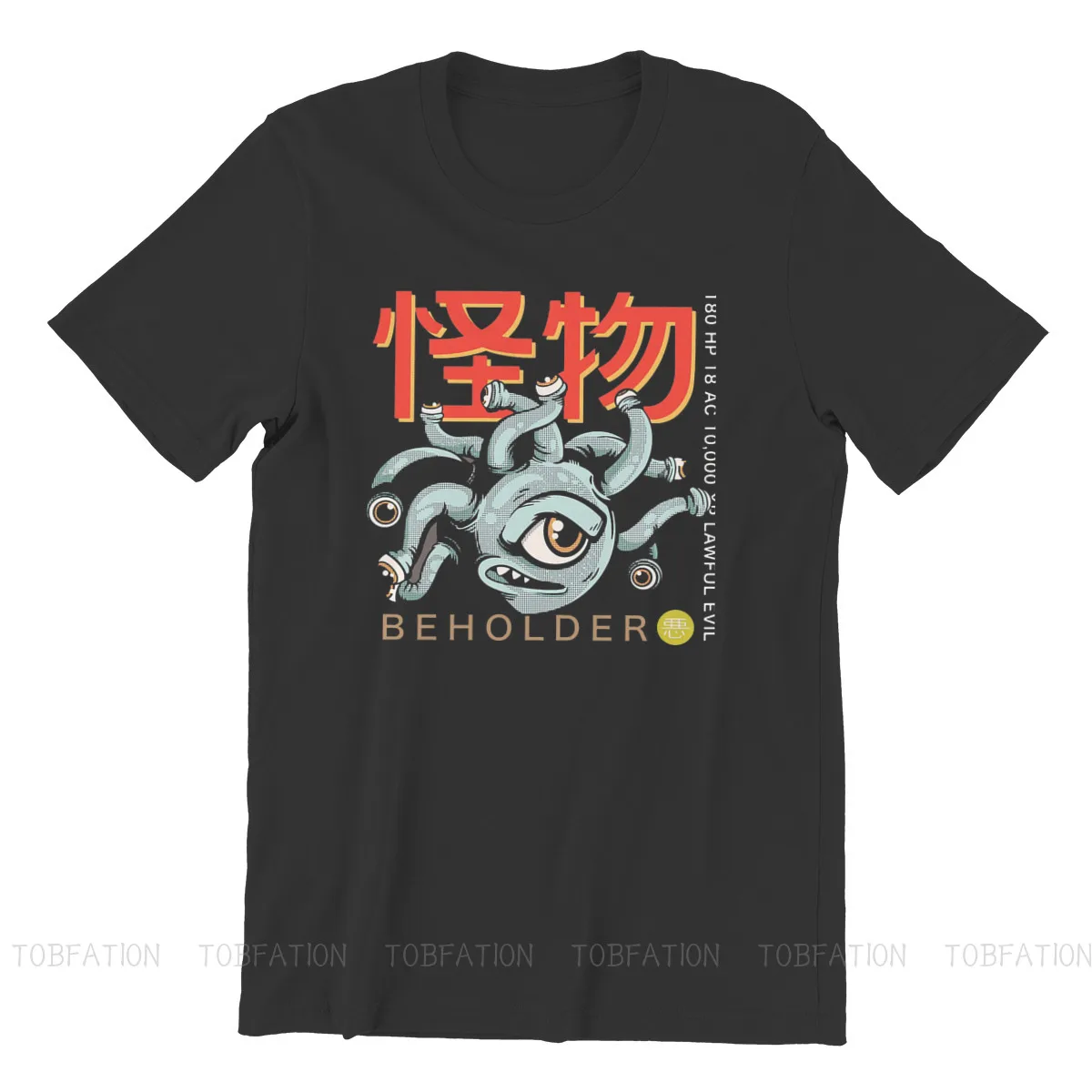 Модная мужская футболка оверсайз в стиле Игры игры DnD тканевая Beholder | Мужская