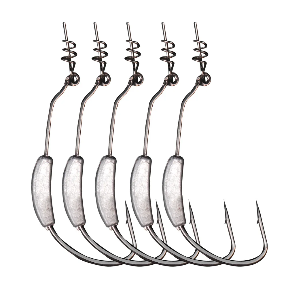 2 шт. Lead Jig Head с бородкой и ведут рыболовный крючок офсетная печать пригодный для
