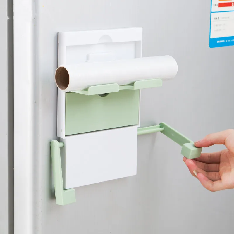 Выдвижной с многослойным покрытием кухонная магнит пищевая пленка полотенце