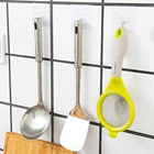 Прозрачные крепкие самоклеящиеся настенные вешалки, крючки на присоске для тяжелой нагрузки для кухни, ванной, офиса, 1 шт.