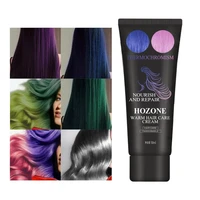 50ml 4colors thermochromic hair dye wax fast coloring nourishing diy color changing hair dye cream for party daily wear festival
