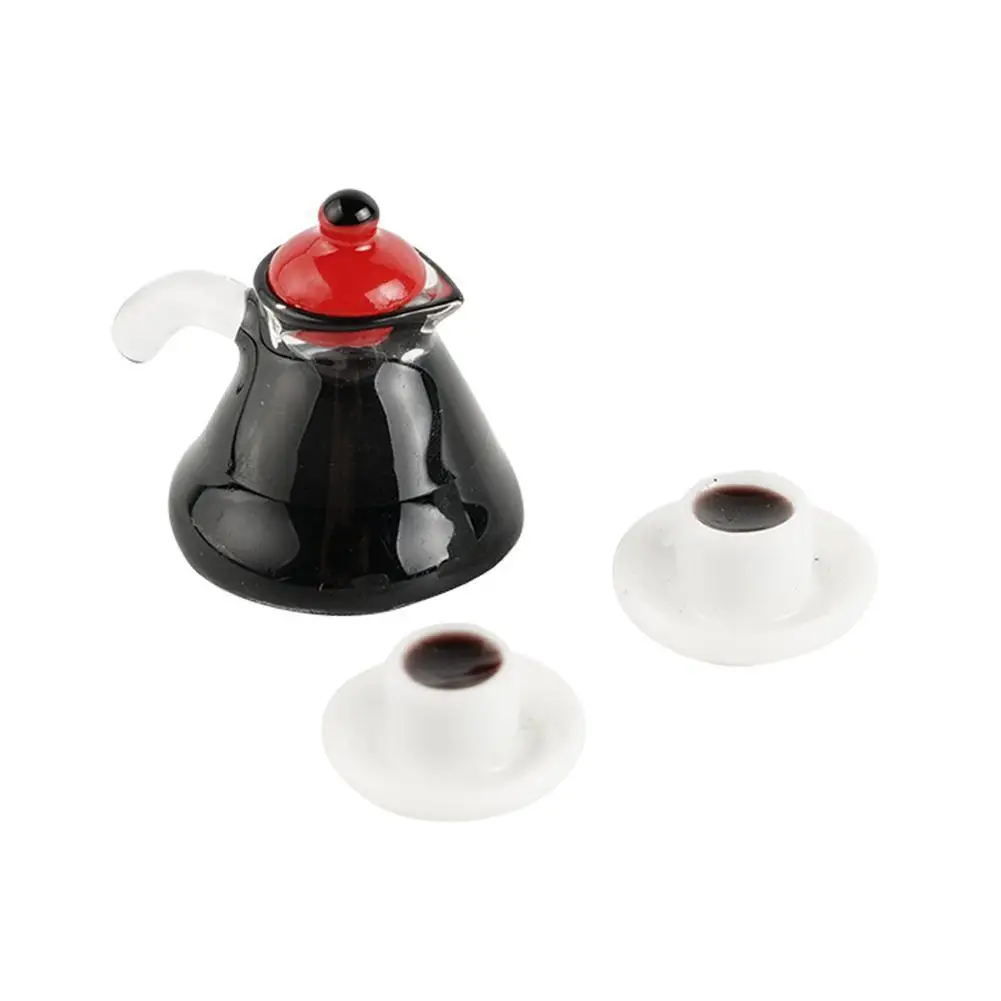 

Dollhouse Accessories Miniature Scale Resin Mini Pocket Maker Type Model Mini Dollhouse Simulation Decoration Coffee