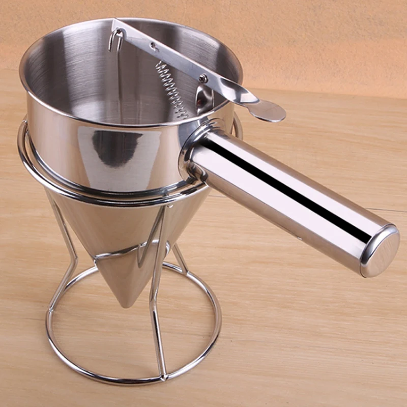 Ручной инструмент-воронка из нержавеющей стали для смешивания катышков
