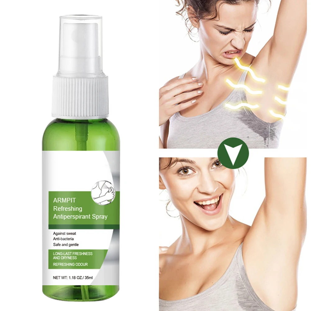 

35ml Body Odor Sweat Deodor Perfume Spray For Man And Woman Removes Armpit Odor And Sweaty Lasting Aroma Skin Care Spray