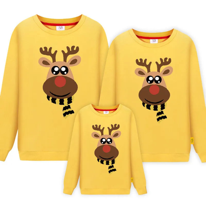 

Family Look for Dad Mom and ME Christmas 2019 New Year Sweater pajamas Father Mother Daughter Son Family Matching Clothes C0658