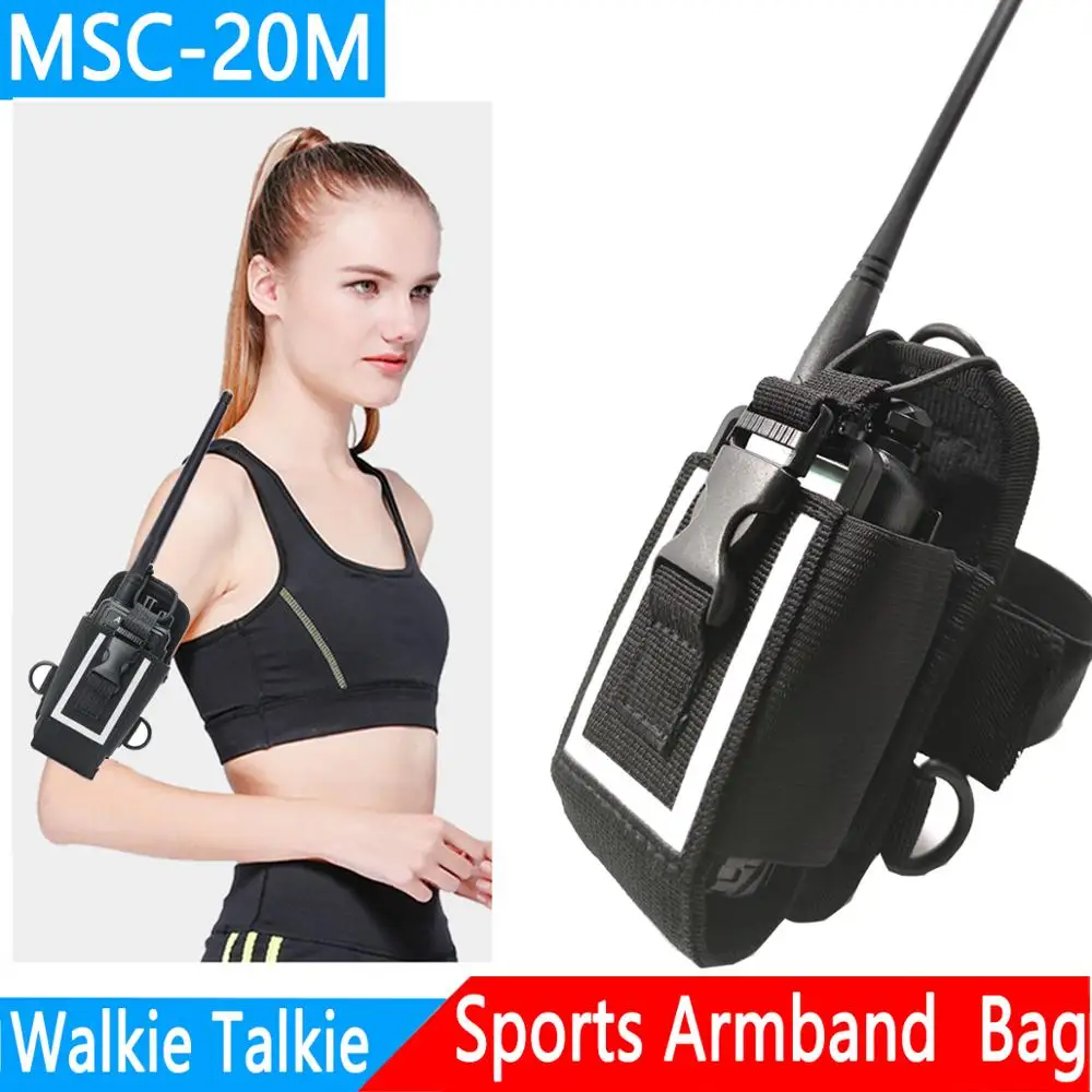 ABBREE MSC-20M иди и болтай Walkie Talkie “иди флуоресценции большой нейлоновый чехол для