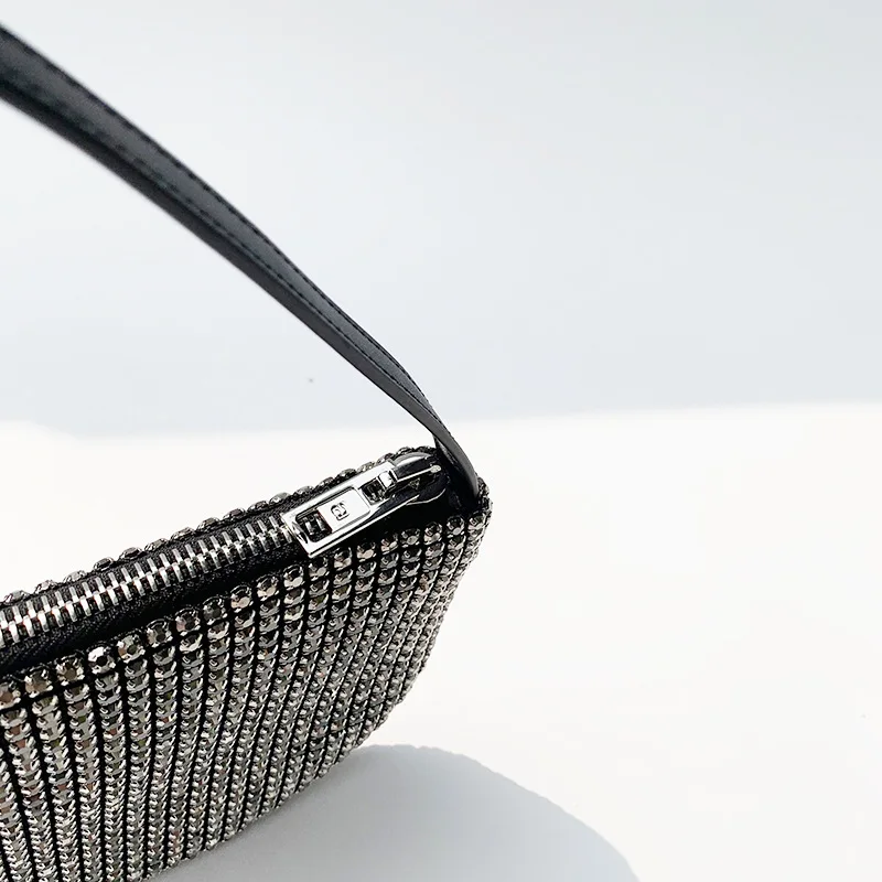 

AAA TOP Quality Luxury Designer Brand Fashion Classic Women Full Drill Flash Drill Portable Sheepskin Underarm Bag A2