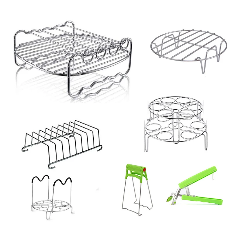 Аксессуары для фритюрницы из нержавеющей стали антипригарная стойка барбекю