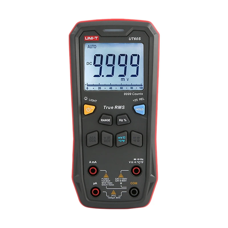 

UNI-T Digital Smart Multimeter UT60S 1000V AC DC Voltmeter Ammeter True RMS Tester Frequency Meter Capacitor Temperature