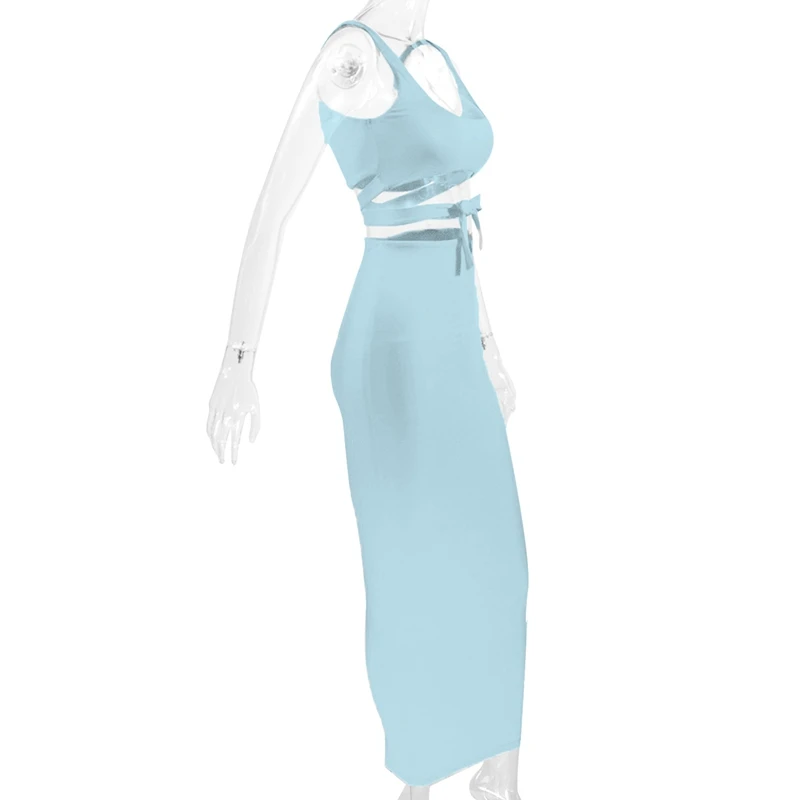 Женские Сексуальные вечерние жилеты женские летние платья на шнуровке из двух