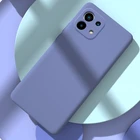 Жидкий силиконовый чехол для Xiaomi Mi 11, чехол для Mi 10 Ultra 10i 10T Pro 9 8 9T Note 10 Lite, чехол-бампер для телефона Xiaomi Mi 11, чехол