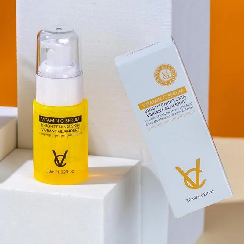

30ml Vitamin C Face Serum Anti-aging Anti Fades Skin Care Brighten Lines Moisturizing Whitening Fine Essence Oil S6B8