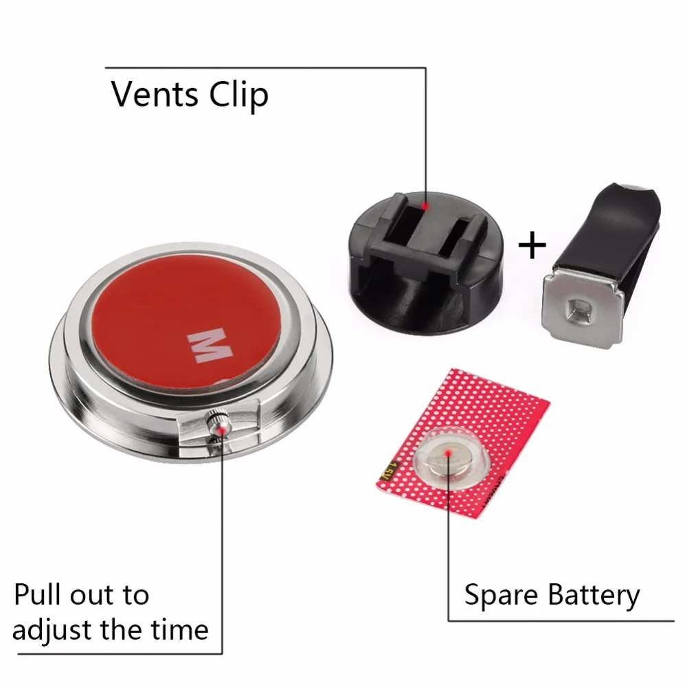 Светящиеся автомобильные часы зажим на вентиляцию украшение освежитель воздуха