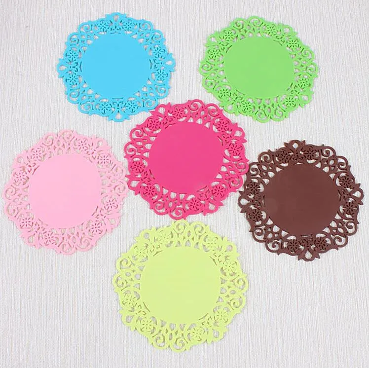 1 шт. коврик для чашки силиконовые противоскользящие подставки чая и кофе