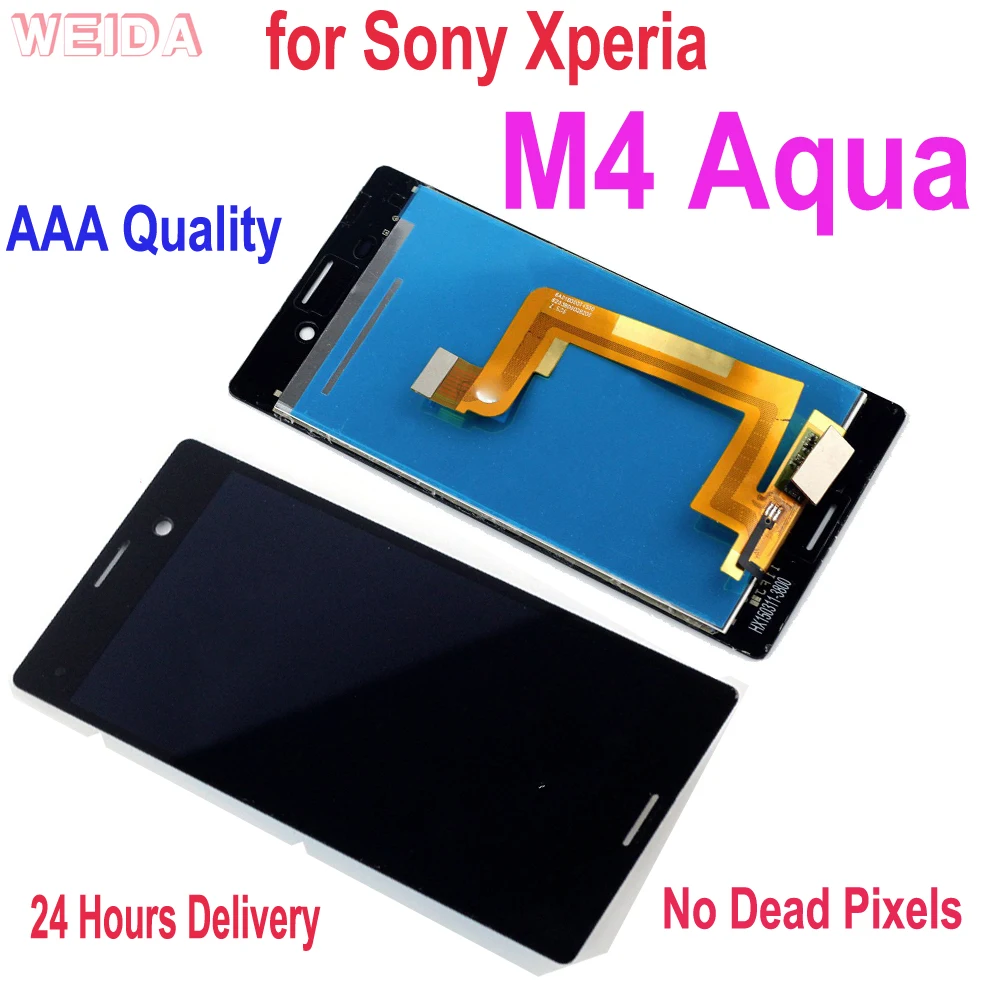 

ЖК-дисплей 5 дюймов для Sony Xperia M4 Aqua E2303 E2306 E2353 E2312 E2333 E2363, ЖК-дисплей с сенсорным экраном и дигитайзером в сборе, сменная деталь