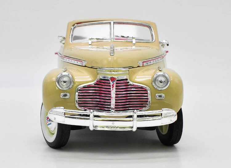 Высокая имитация 1:18 Chevrolet 1941 специальный роскошный сплав в кузове «Кабриолет», металлическая коллекция и подарок классическая модель автомобиля