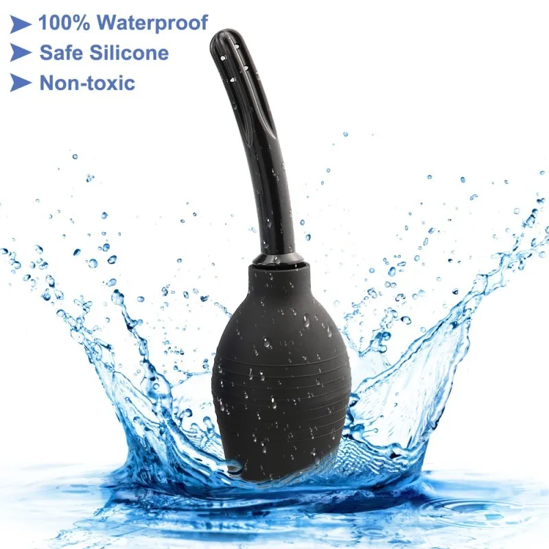 GUIMI Anal Shower Enema Bulb Douche Irrigator Deep Clean Vaginal Hygiene Colon Cleansing for Men Women |